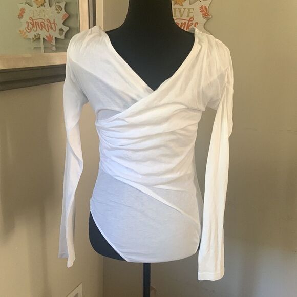 NWOT Abound white bodysuit size S - Picture 6 of 10